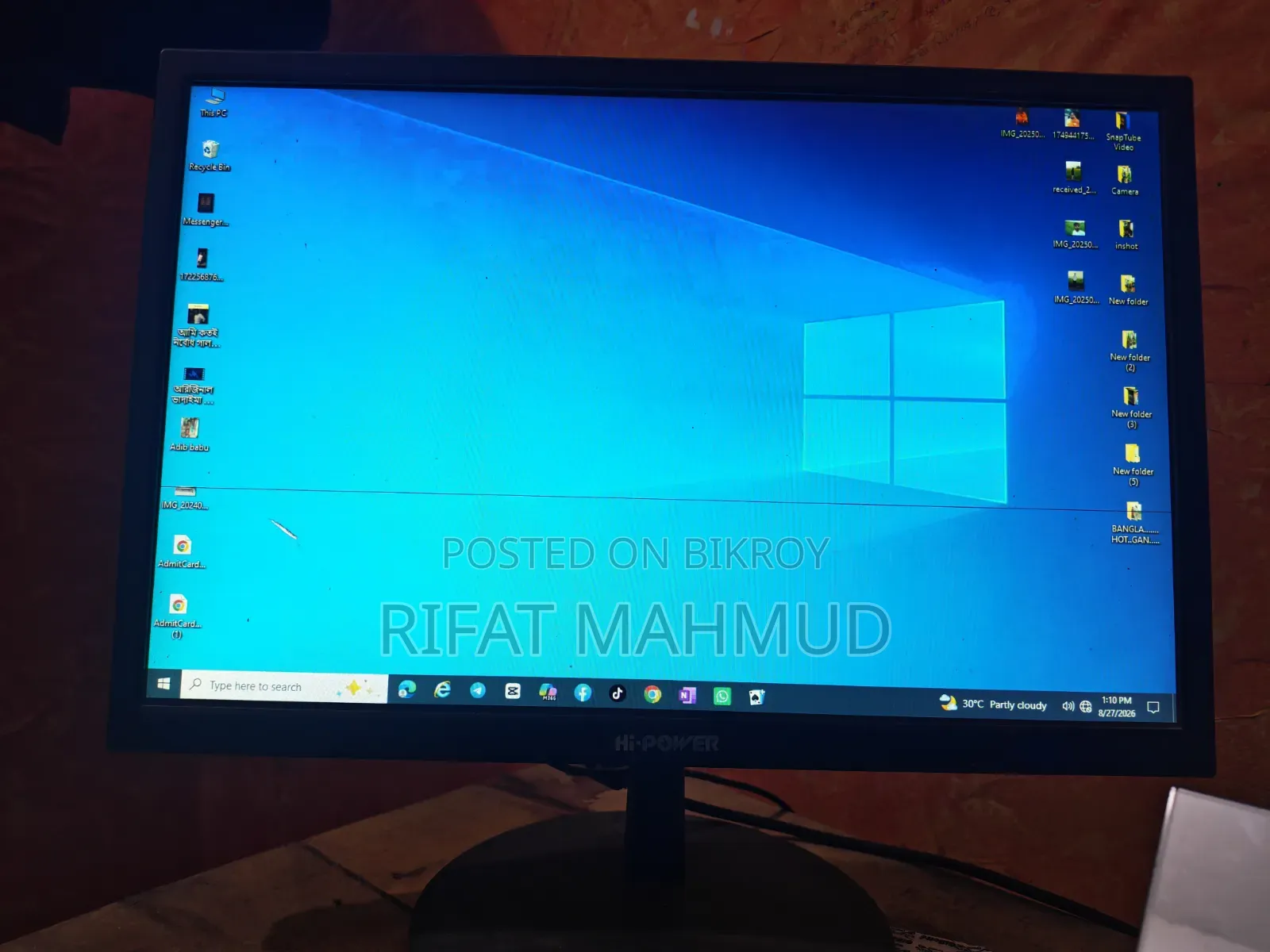 Desktop Computer Microsoft 8GB Intel Core i3 SSHD (Hybrid) 256GB