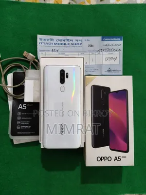 নতুন অপো এ৫ ১২৮ জিবি হোয়াইট