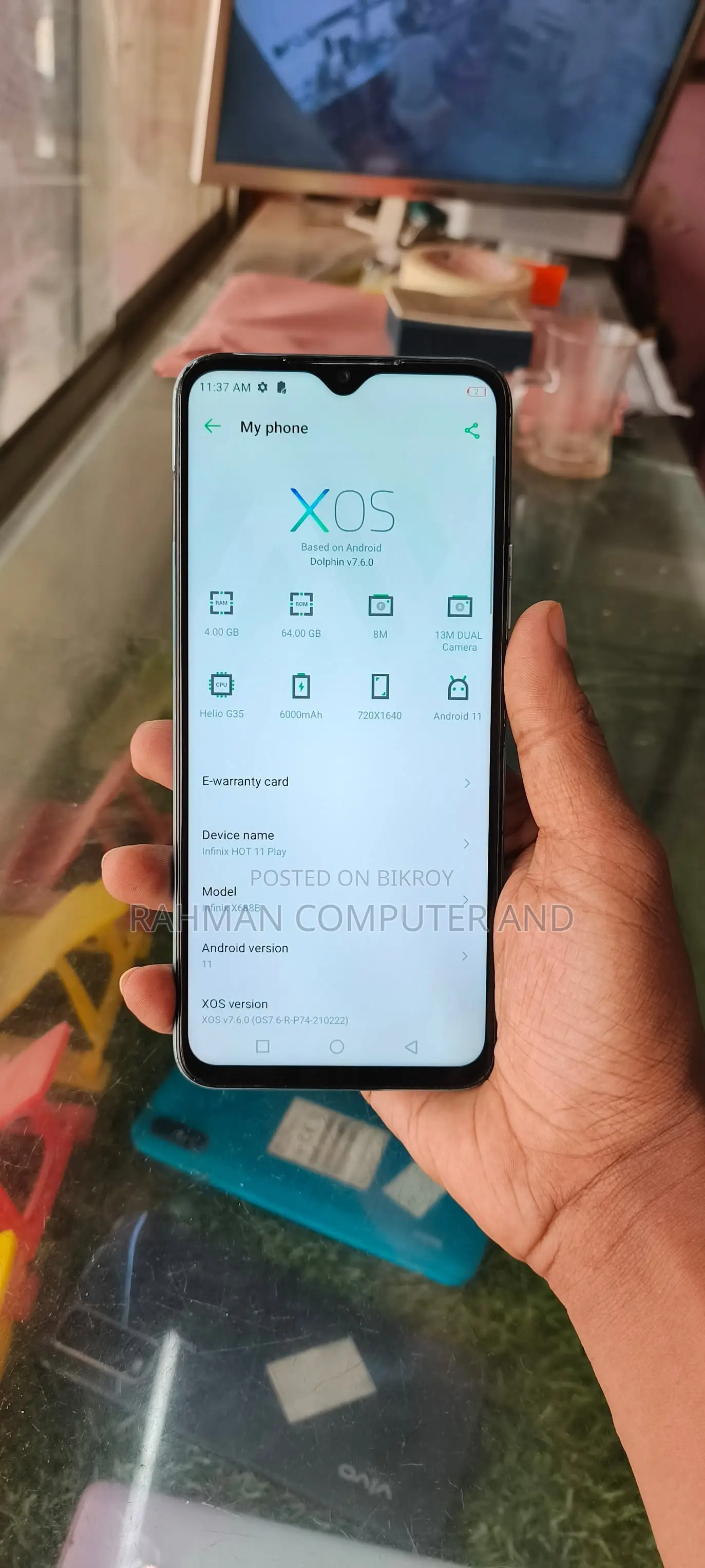 Infinix Hot 11 64 GB Black
