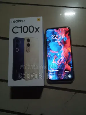 New Realme C100 128 GB Blue