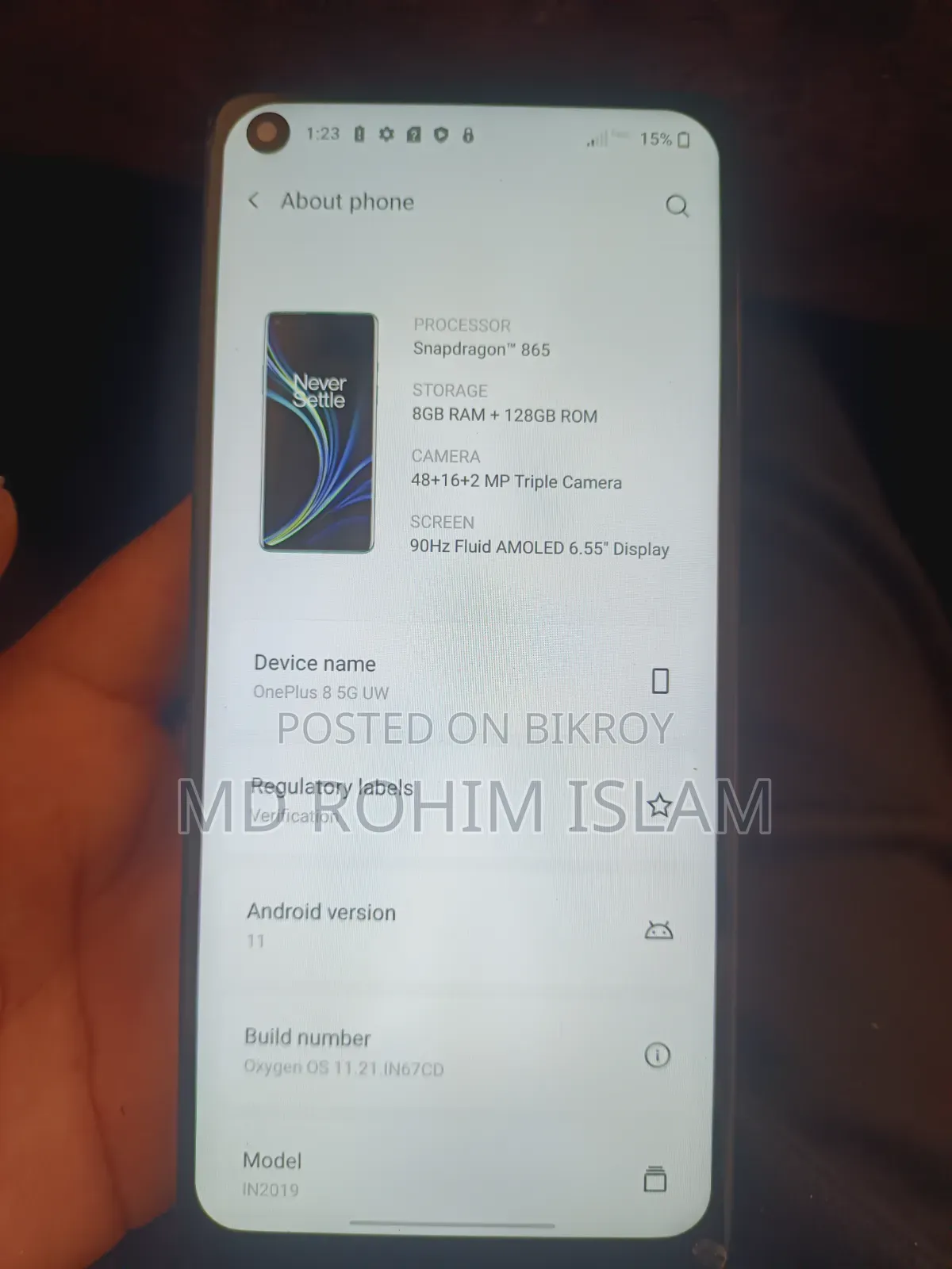 OnePlus 8 128 GB Black