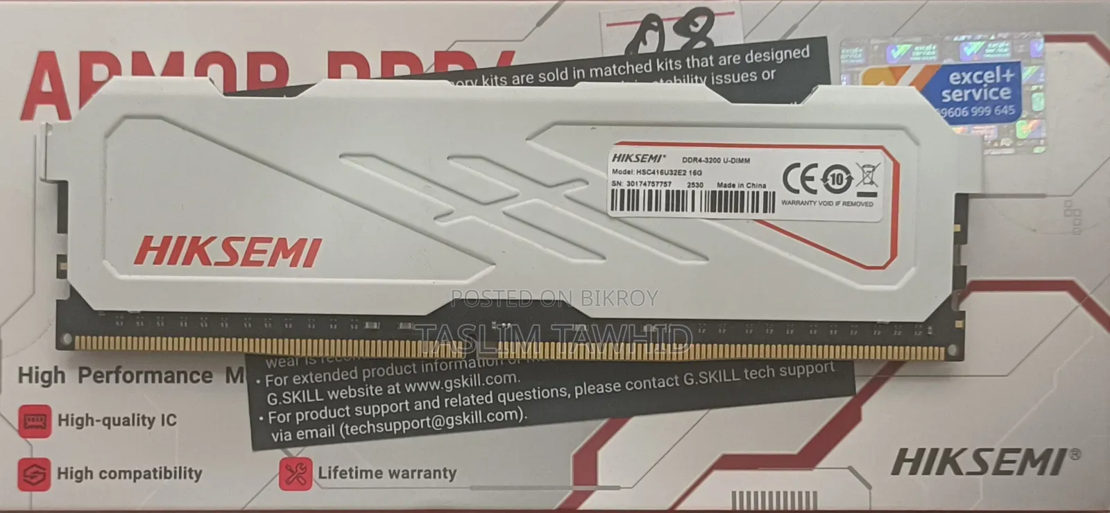 Armor Ddr4 16 Gb Hiksemi