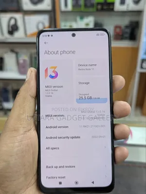 Xiaomi Redmi Note 11 128 GB Black