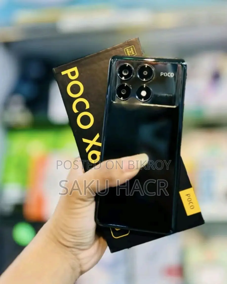 New Xiaomi Poco X6 Pro 256 GB Black