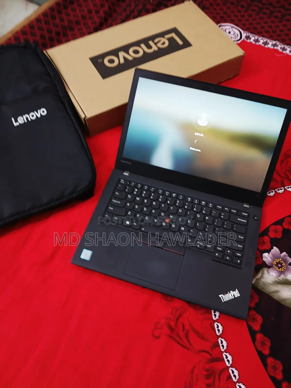Laptop Lenovo ThinkPad T470 8GB Intel Core i5 SSD 256GB