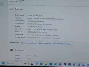 Desktop Computer Acer Aspire C22-860 4GB Intel Core i3 SSD 256GB