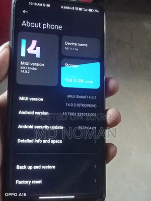 Xiaomi Mi 11 Lite 128 GB Orange
