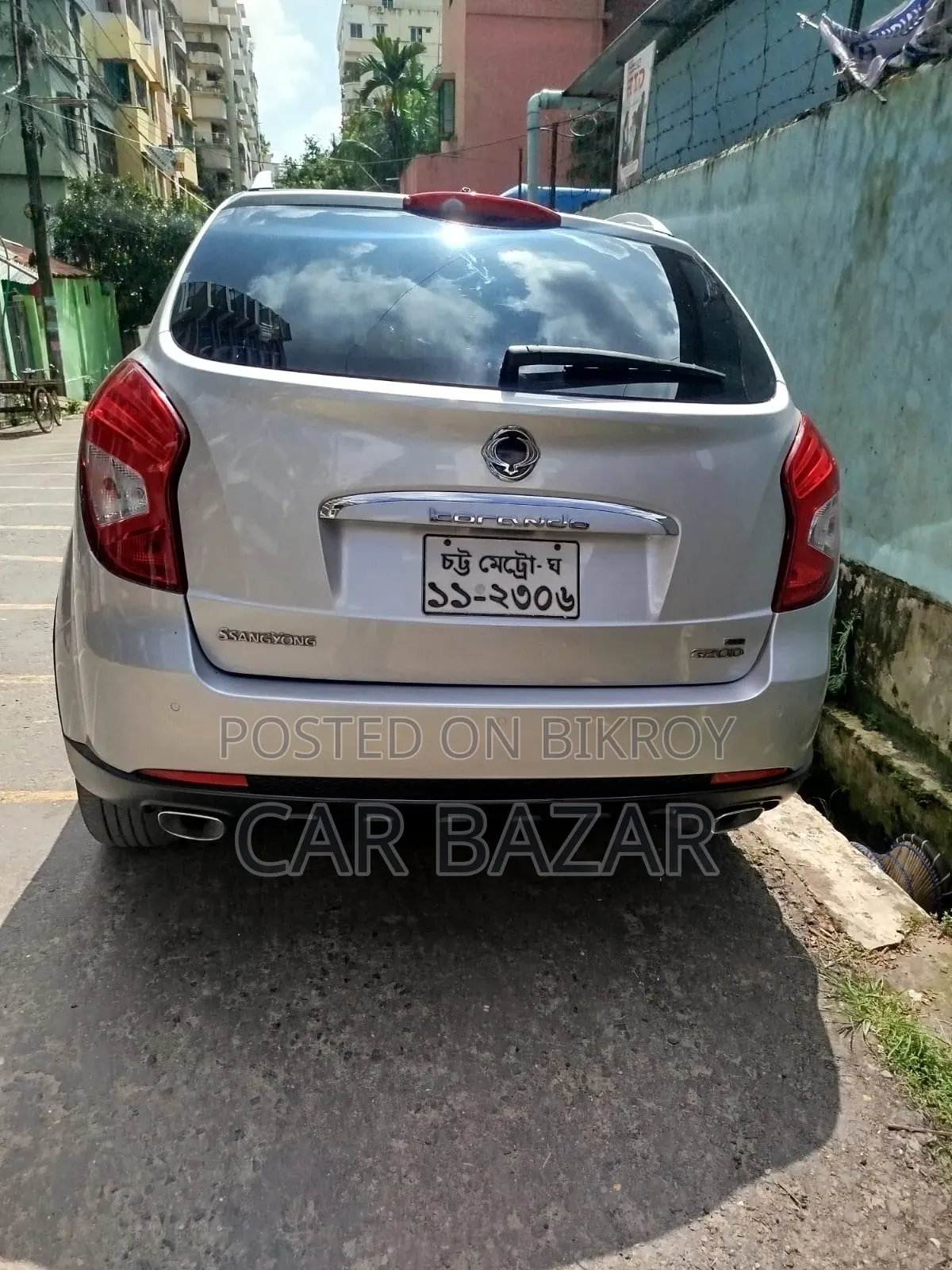 SsangYong Korando 2014 Silver