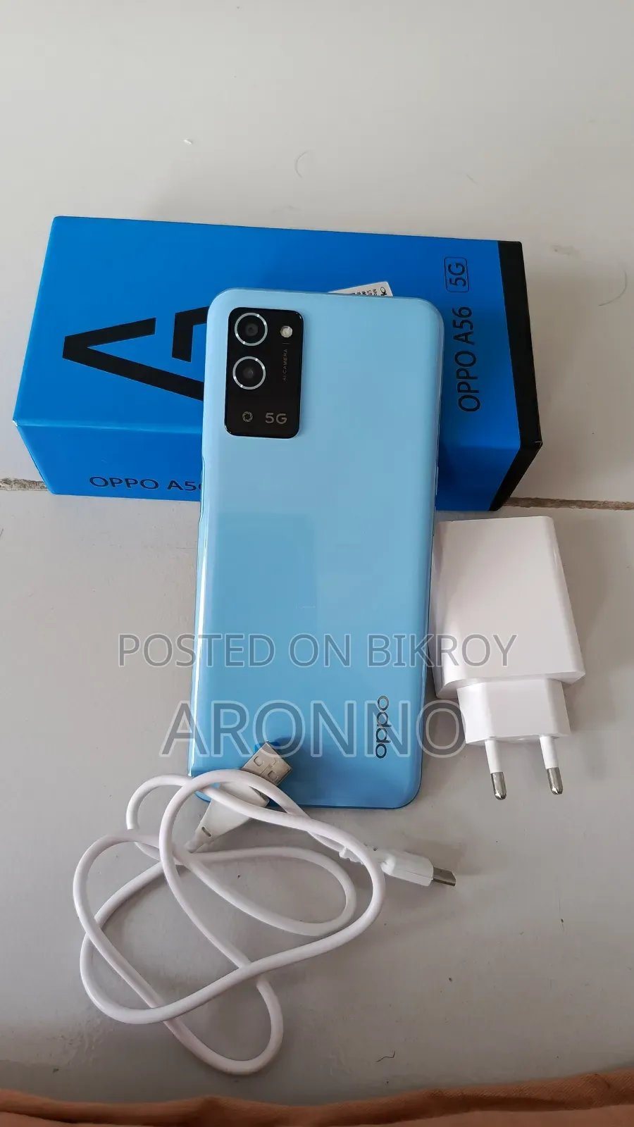 New Oppo A56 5G 256 GB Blue