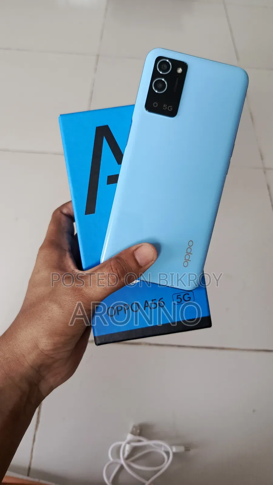 New Oppo A56 5G 256 GB Blue