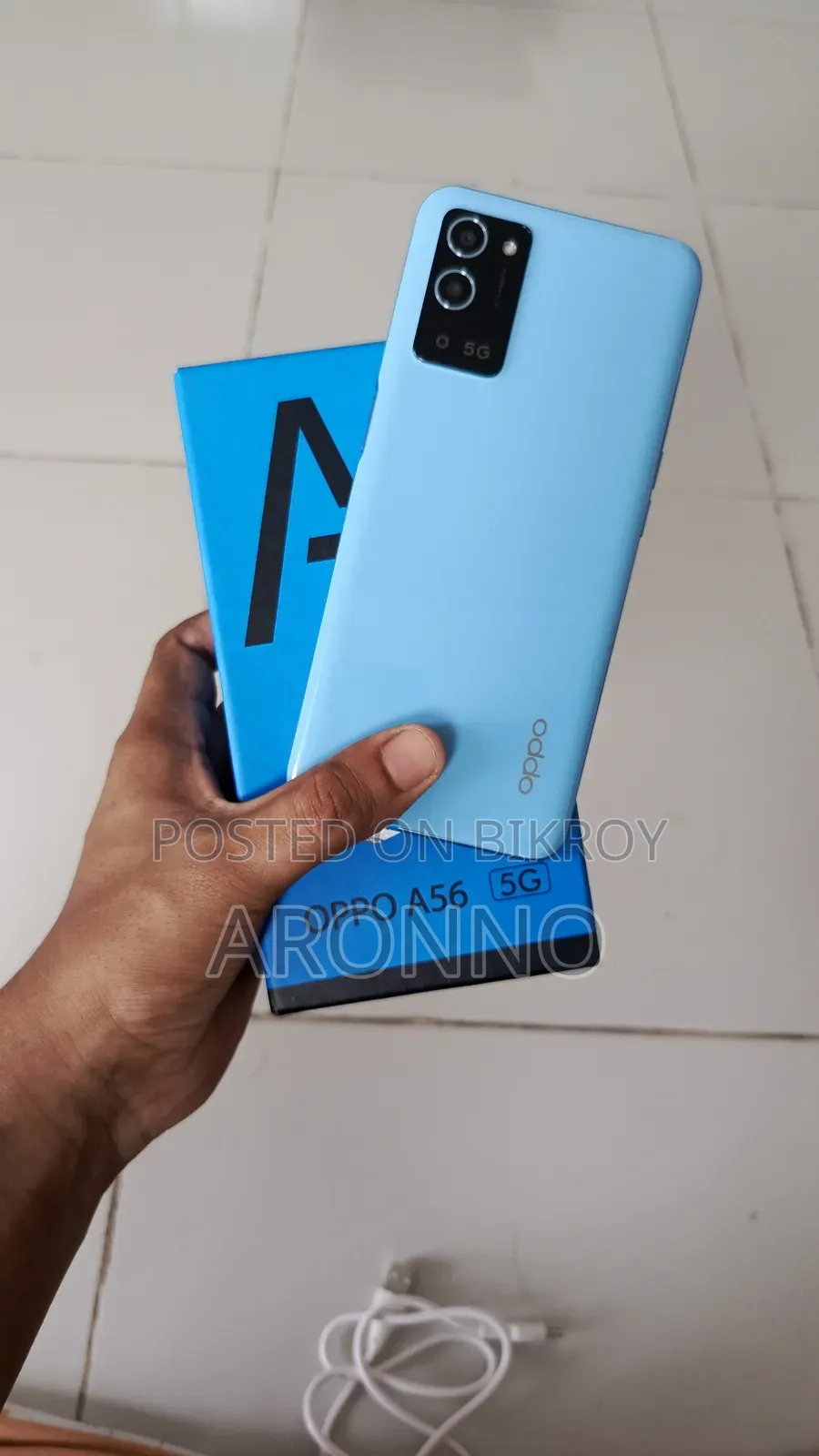 New Oppo A56 5G 256 GB Blue