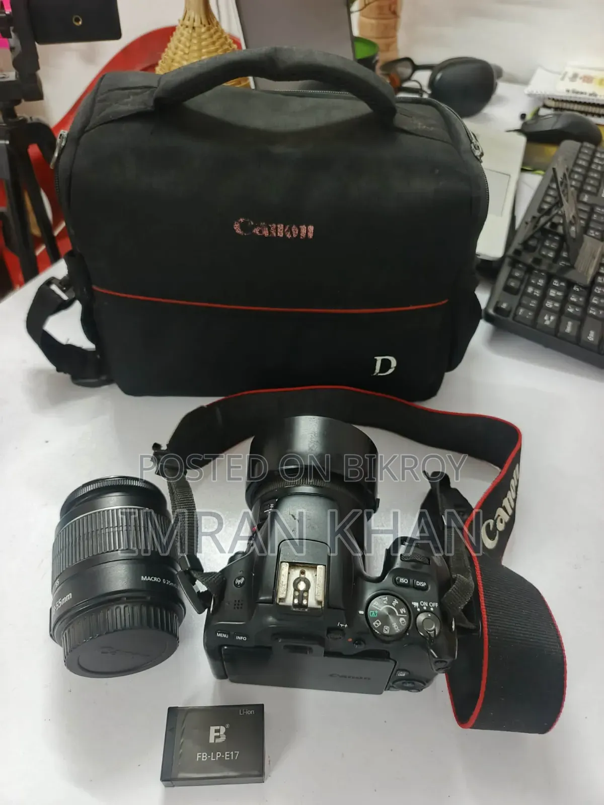 Canon 200d With 50mm Prime  and 18-55 Kit Lens