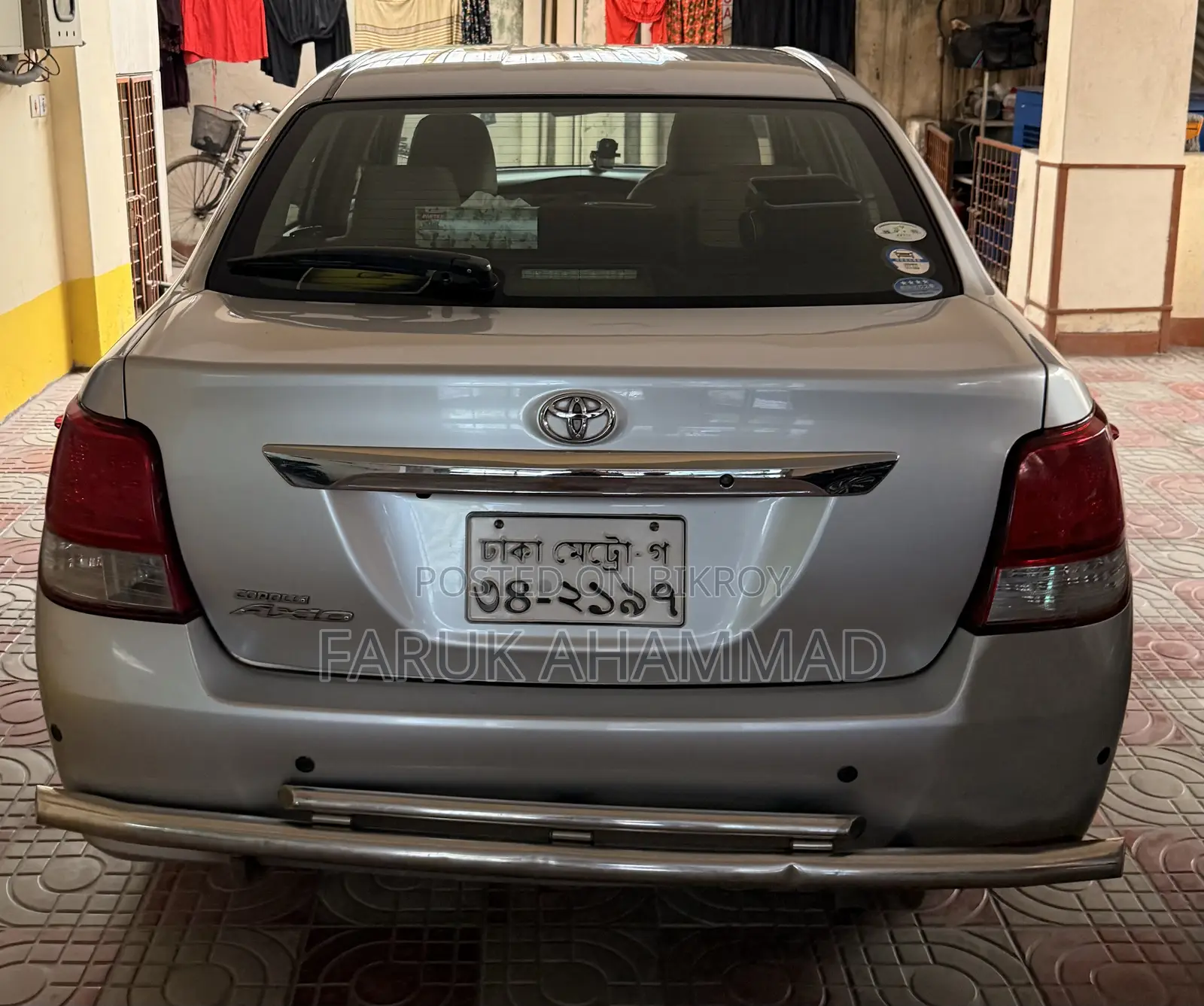 Toyota Axio 1.5 X 4WD 2012 Silver