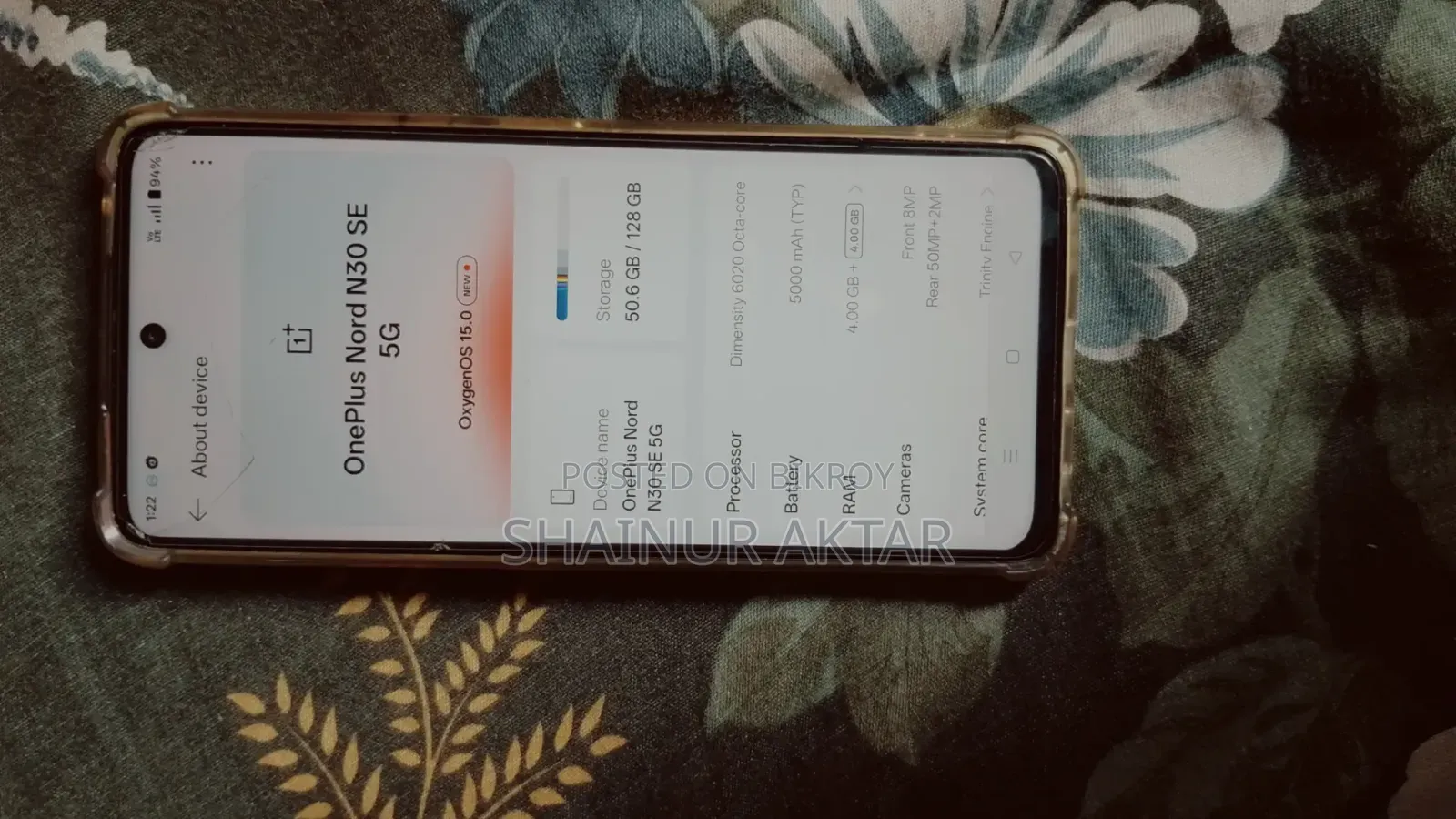 OnePlus Nord N30 SE 128 GB Blue