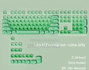 HOA প্রোফাইল কীক্যাপ সেট – 128 Keys, ডাবল-শট PC+ABS (একাধিক কালার)