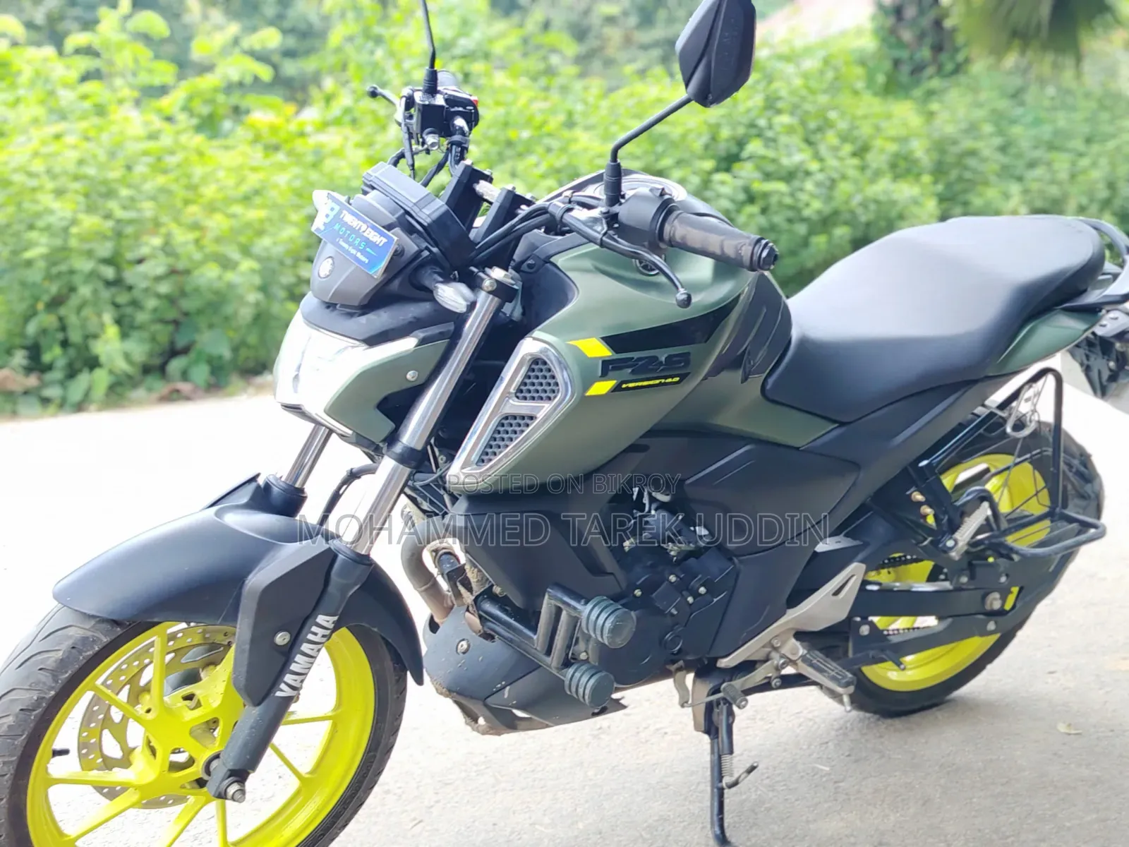 New Yamaha FZS V4 2026 Green