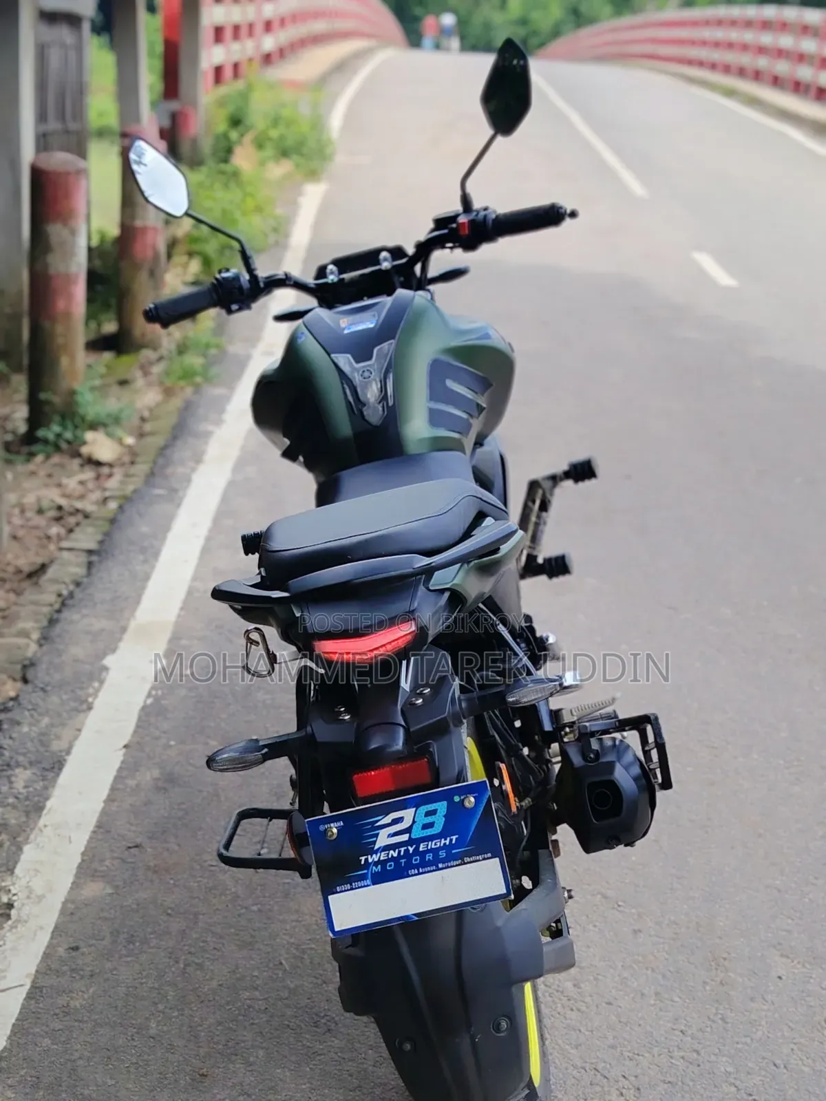 New Yamaha FZS V4 2026 Green