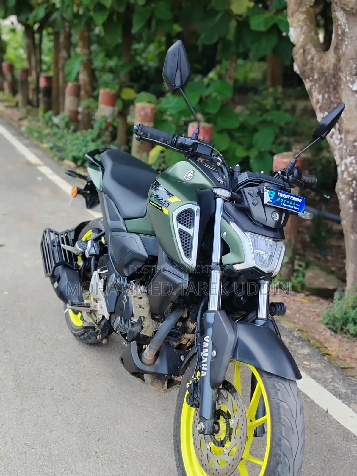 New Yamaha FZS V4 2026 Green