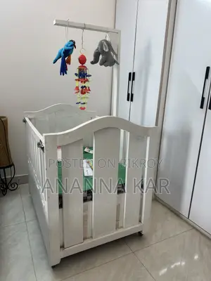 Premium Wooden Baby Cot for Your Cute Prince or Princess!