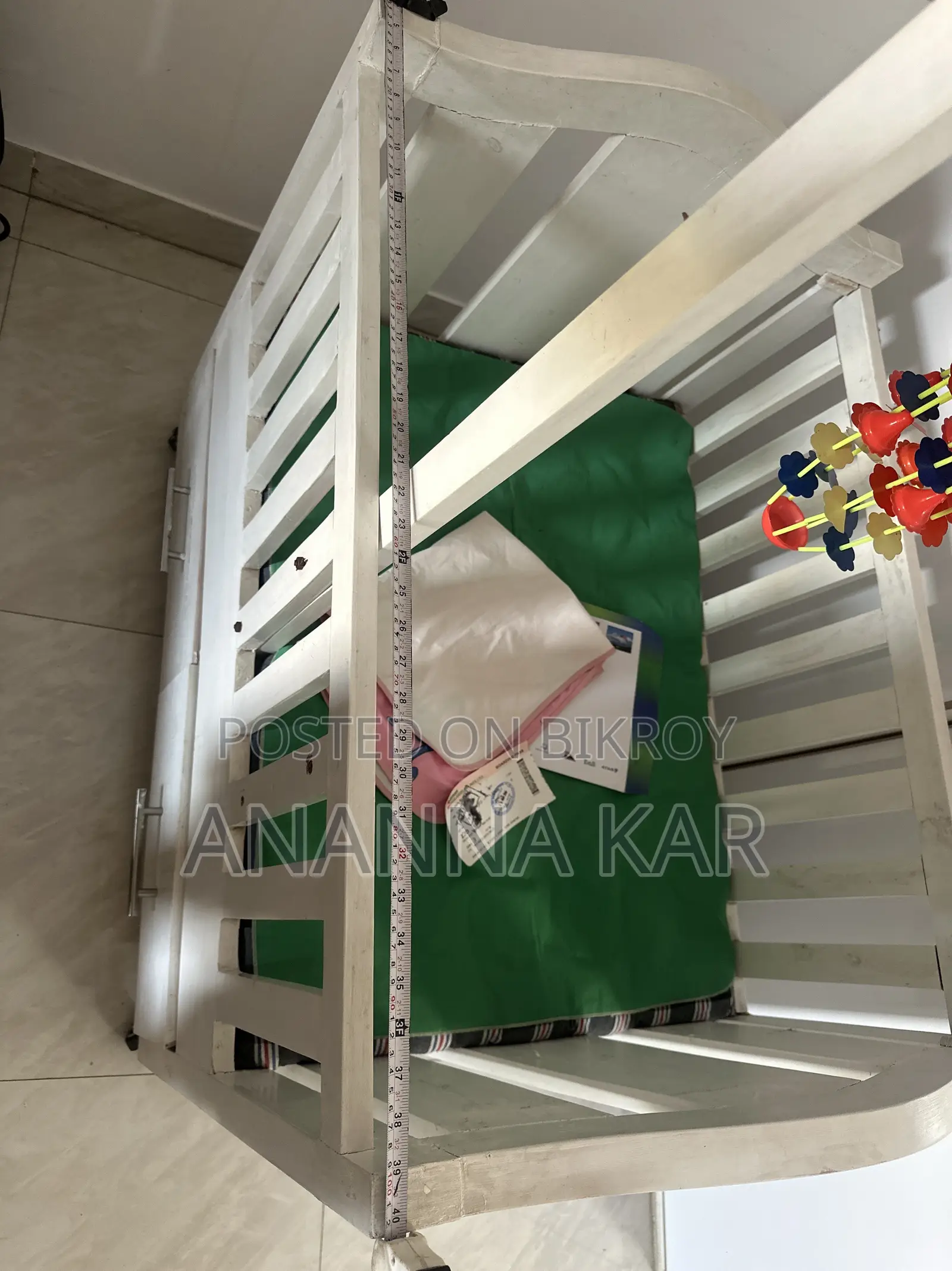 Premium Wooden Baby Cot for Your Cute Prince or Princess!