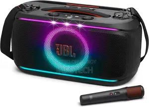 JBL PartyBox on-the-Go 2 Plus Portable Bluetooth Speaker With Mic