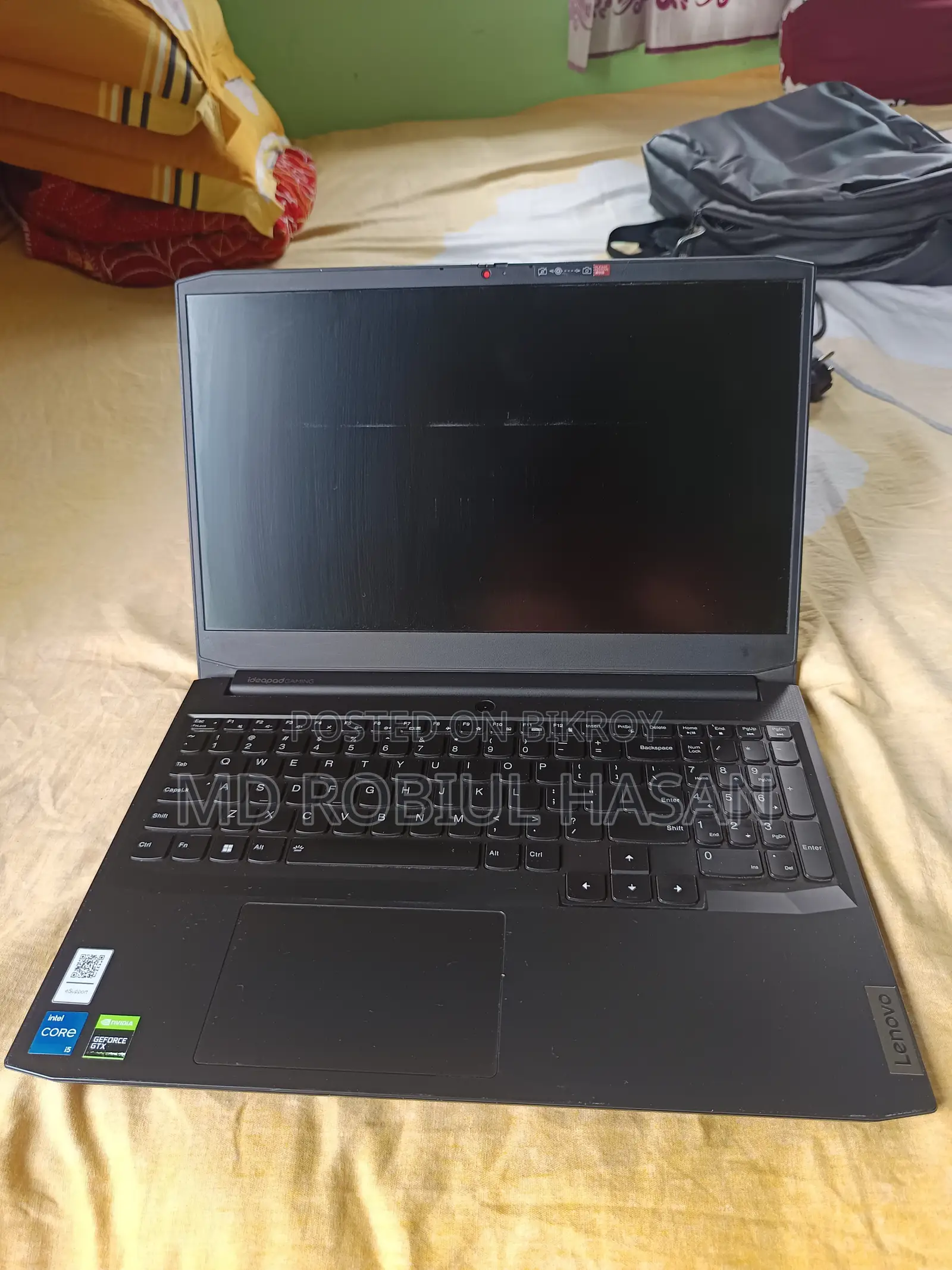 Laptop Lenovo Ideapad Gaming 3 8GB Intel Core i5 SSD 512GB