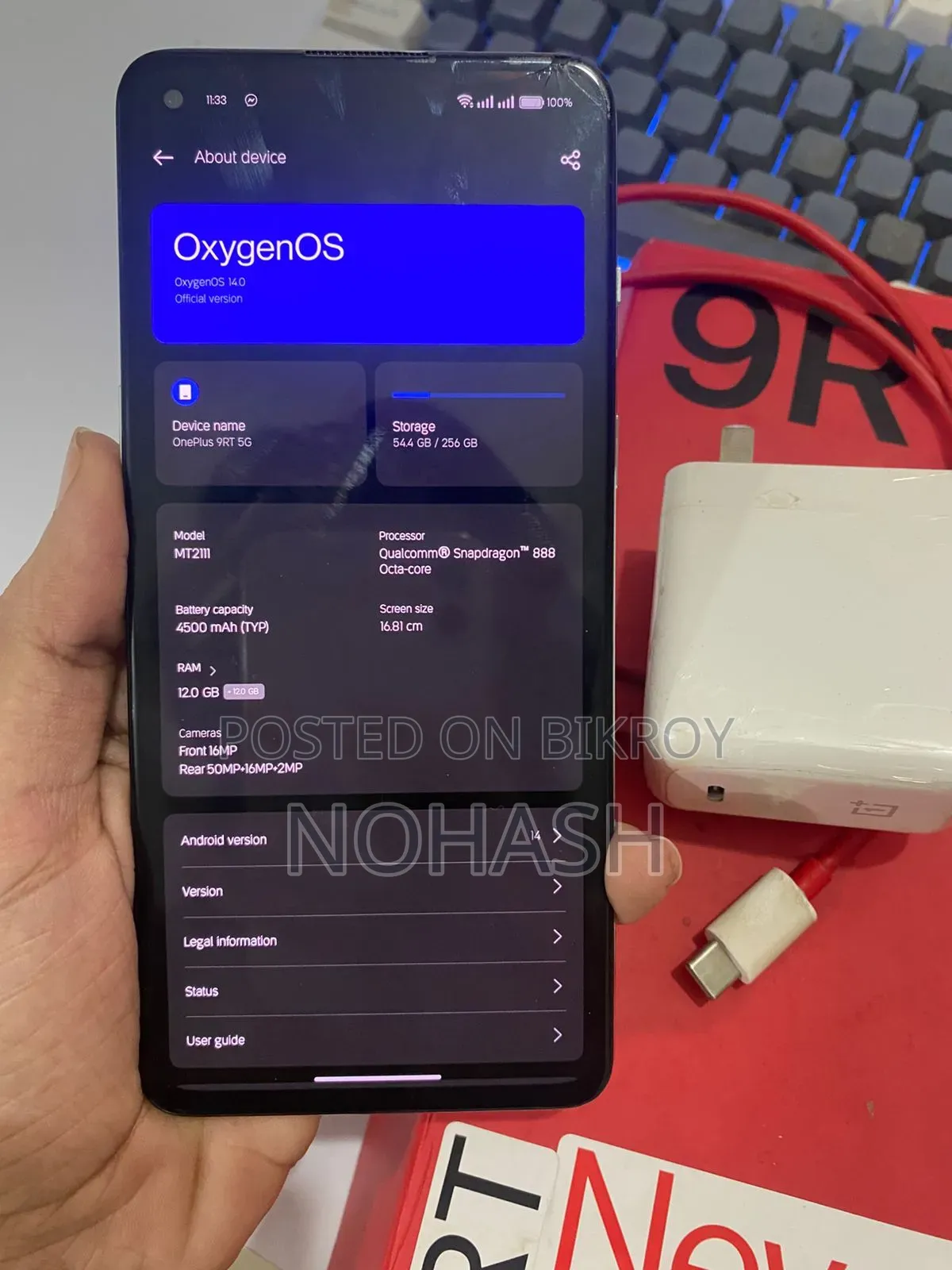OnePlus 9RT 256 GB Blue