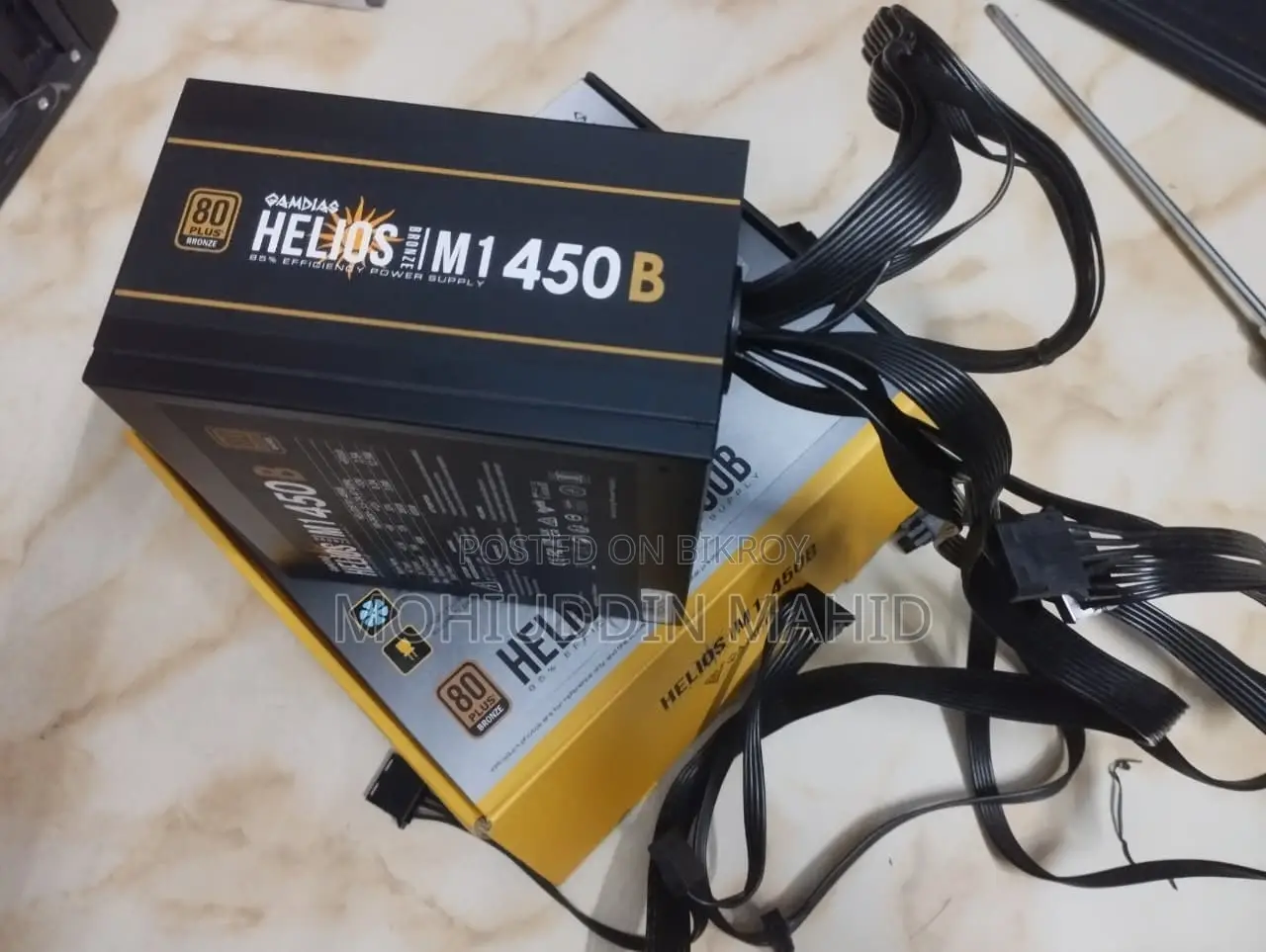 Gamdias Helios 550w Bronze Power Supply With Warranty and Box