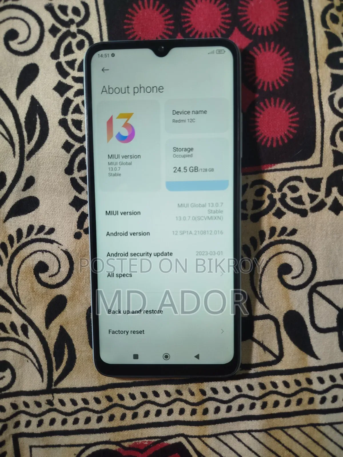 Xiaomi Redmi 12C 128 GB