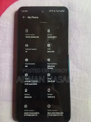 Tecno Spark 20C 128 GB Black