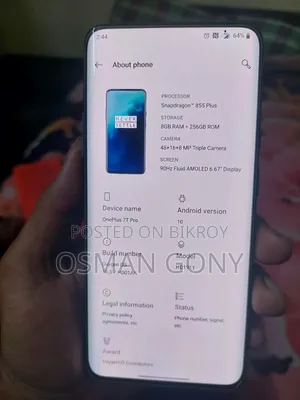 OnePlus 7T Pro 256 GB Blue
