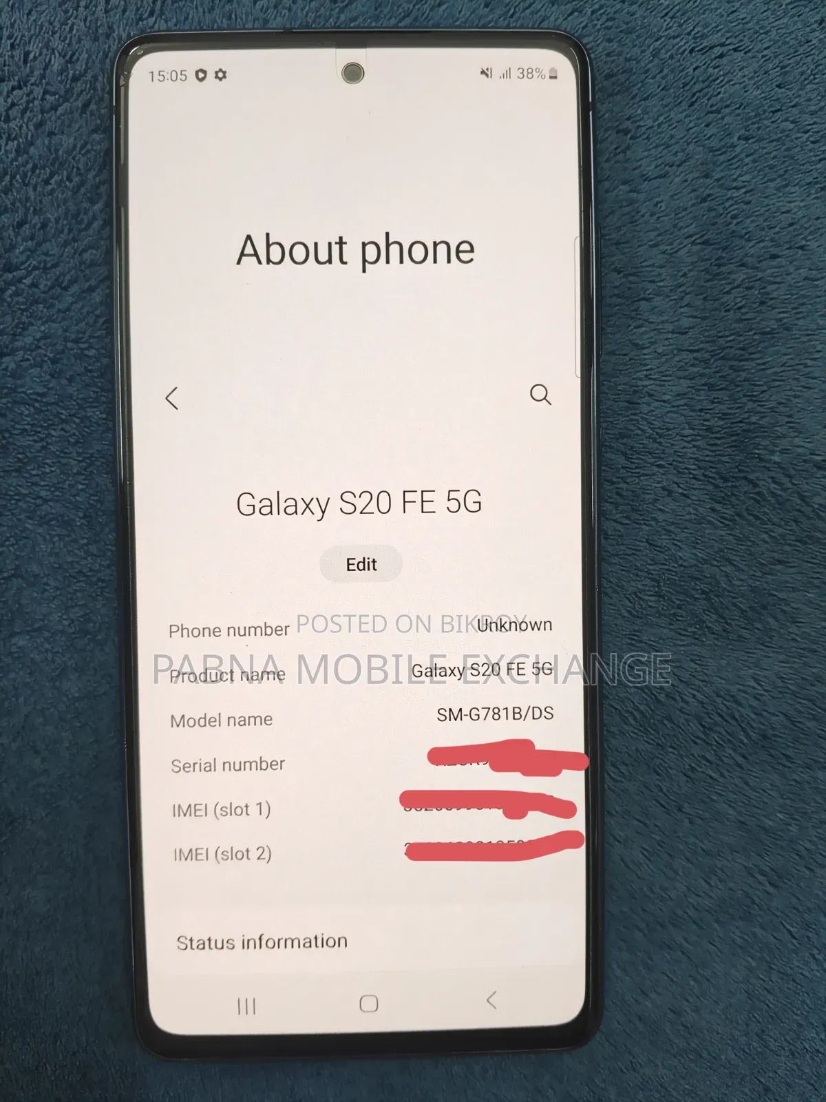 Samsung Galaxy S20 FE 128 GB Blue