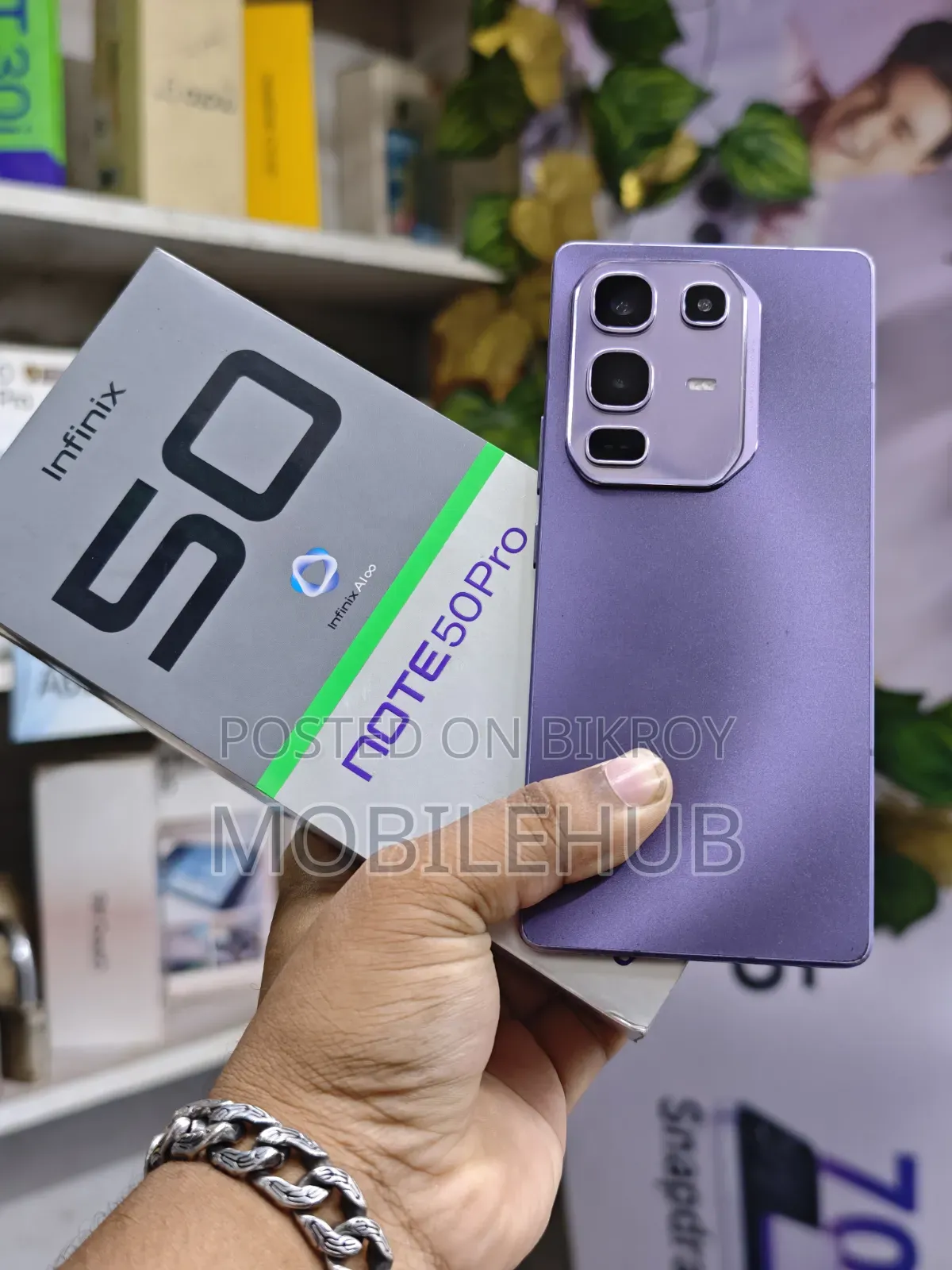 Infinix Note 50 Pro 256 GB Purple