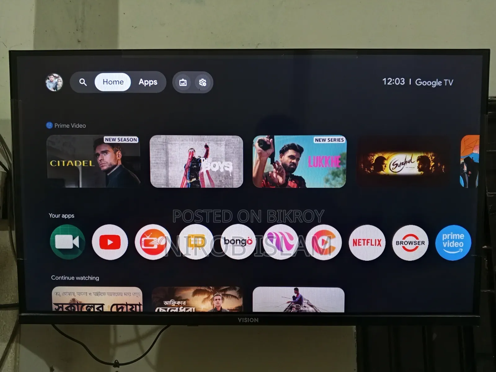 Vision 32" QLED Google TV