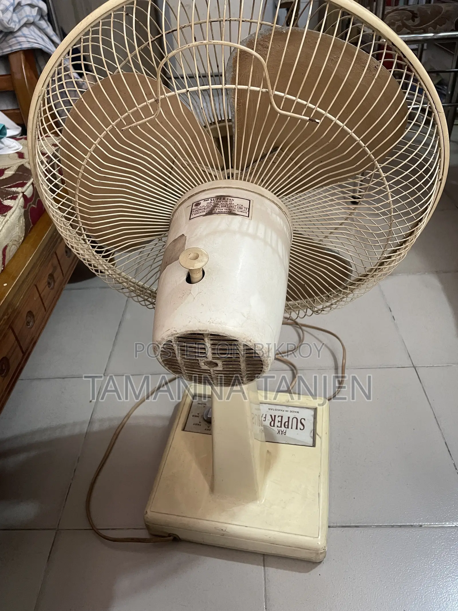 PAK Super Table Fan