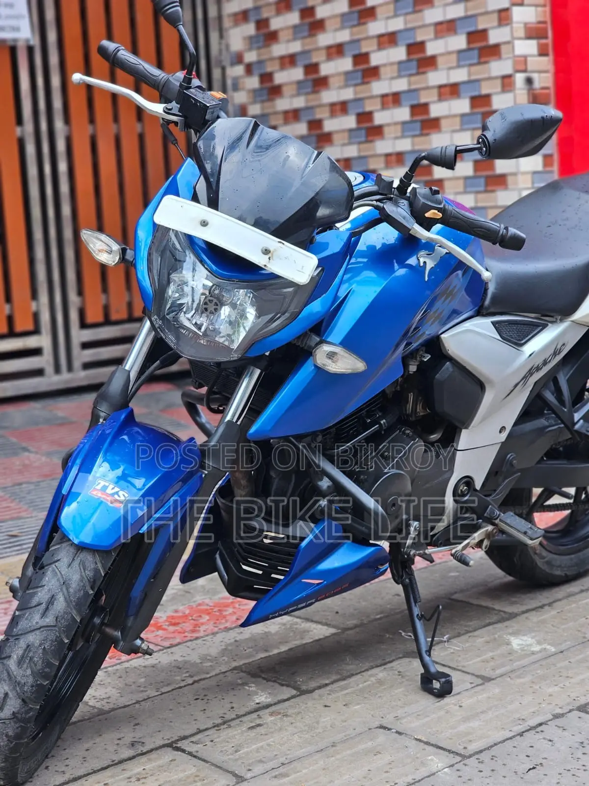 TVS Apache RTR 160 4V 2019 Blue