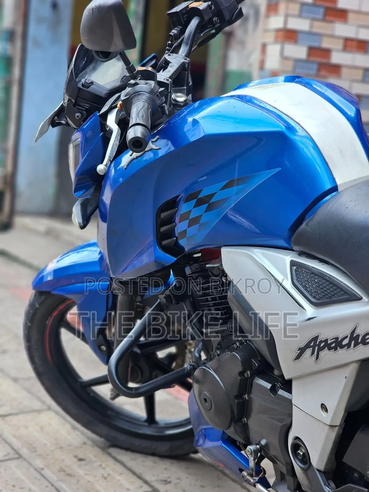 TVS Apache RTR 160 4V 2019 Blue