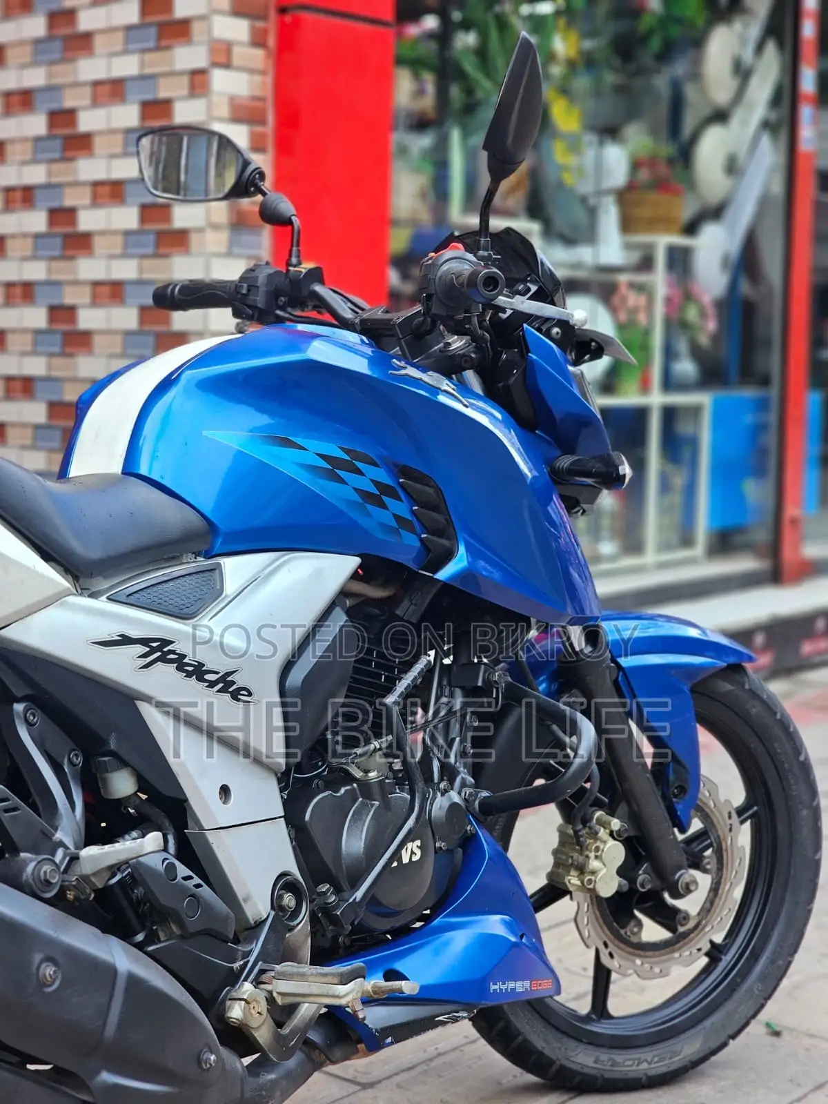 TVS Apache RTR 160 4V 2019 Blue