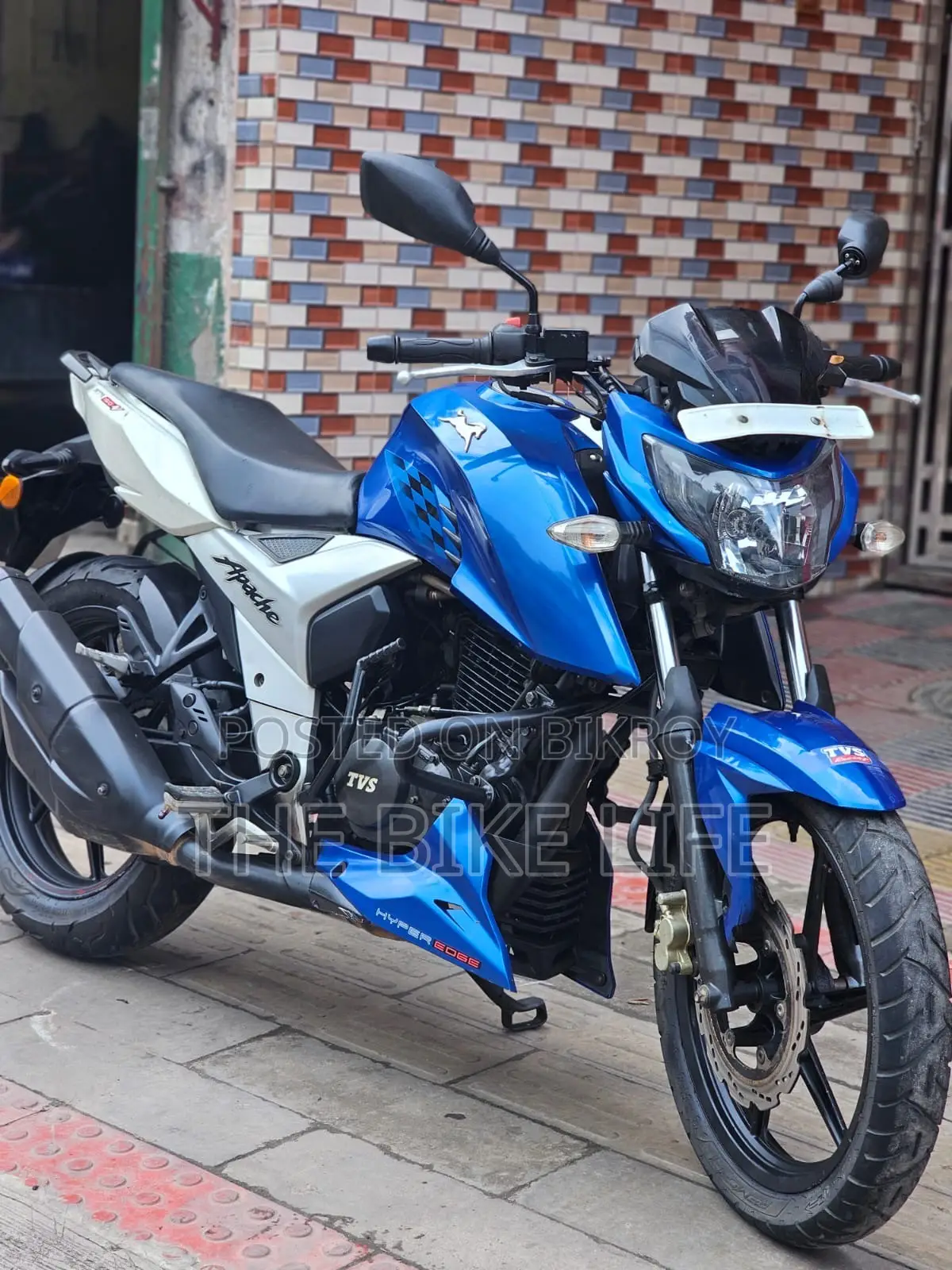 TVS Apache RTR 160 4V 2019 Blue