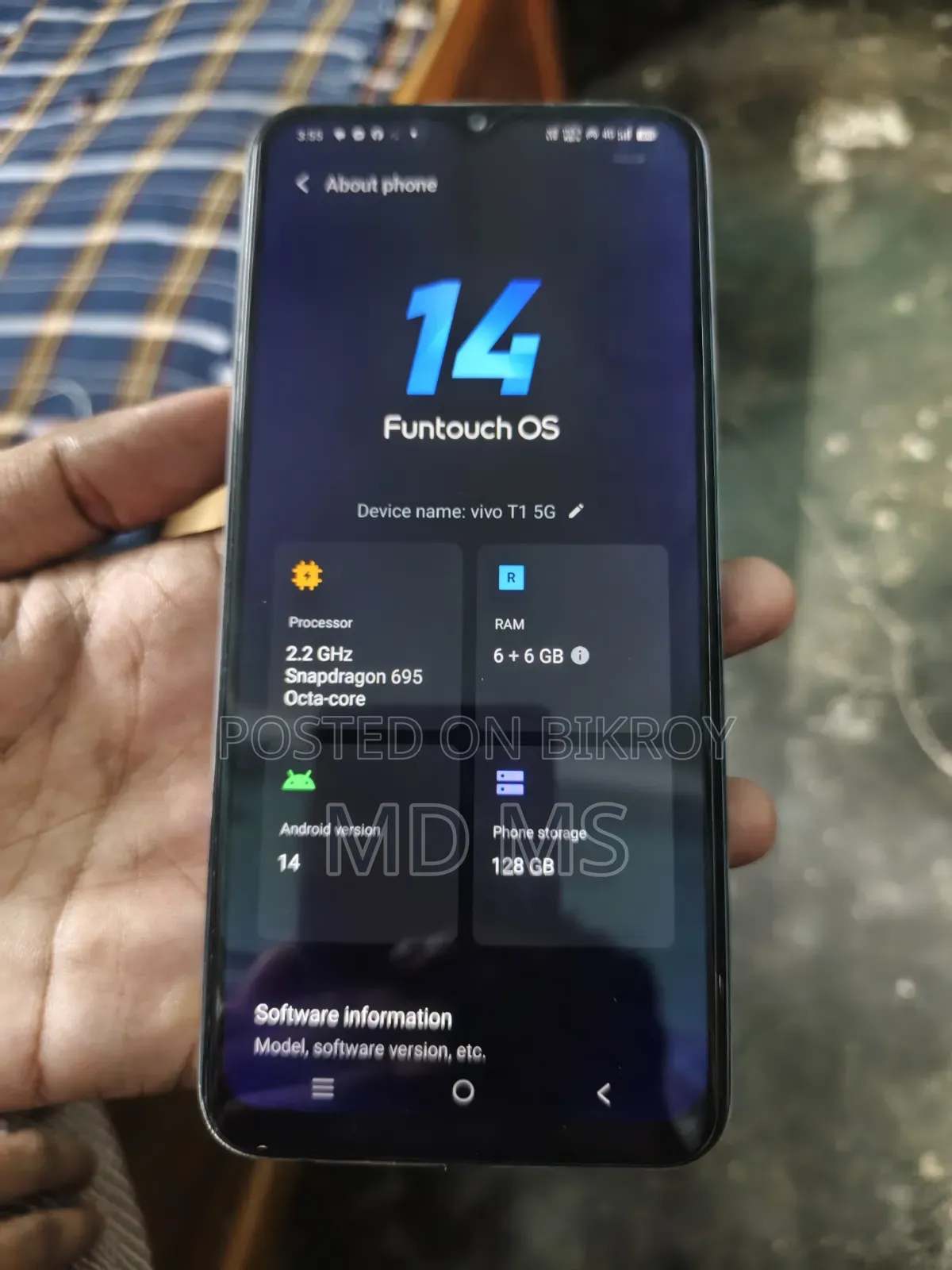 Vivo T1x (India) 128 GB Blue