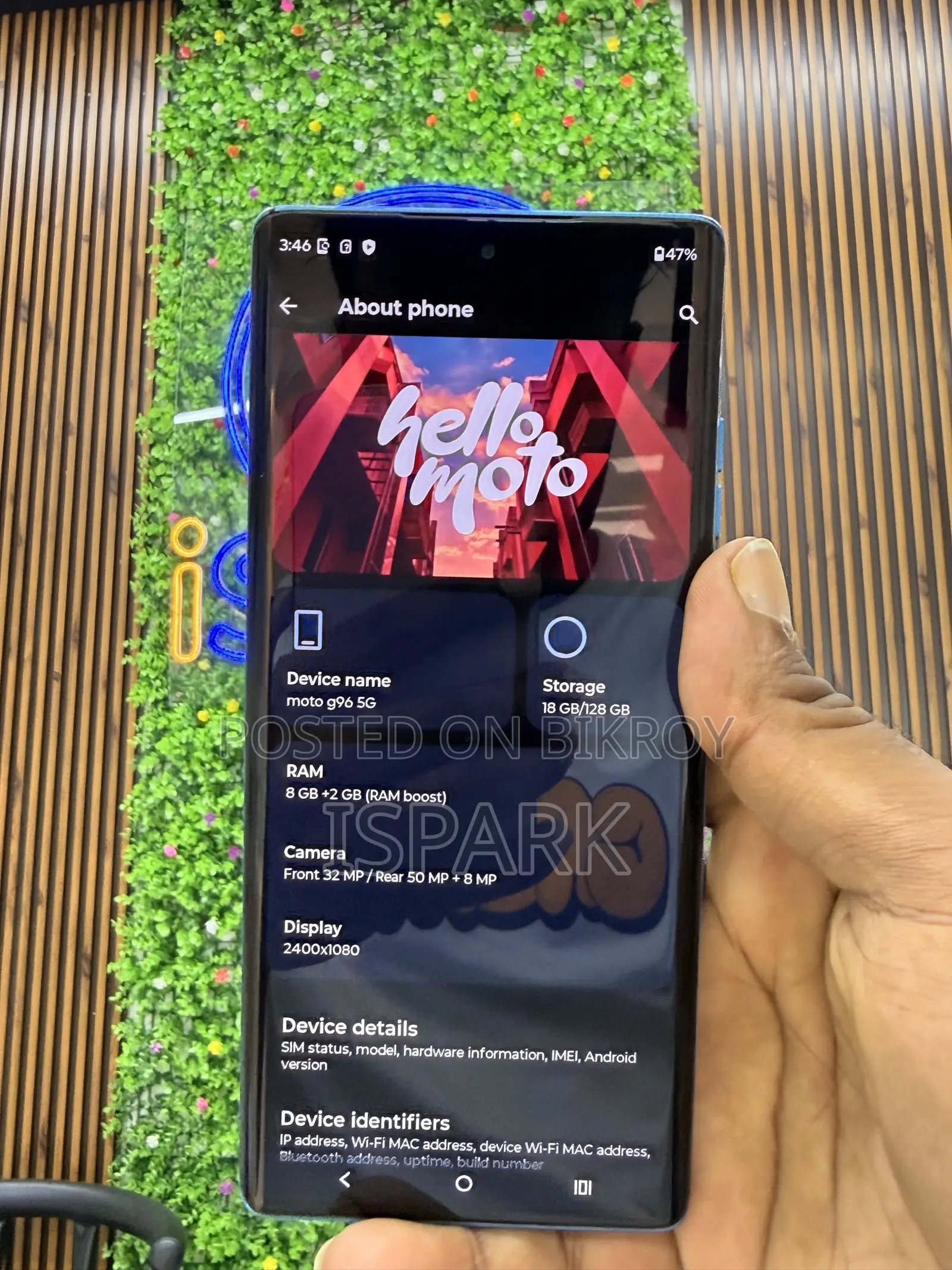 Motorola G96 5G 256 GB Blue