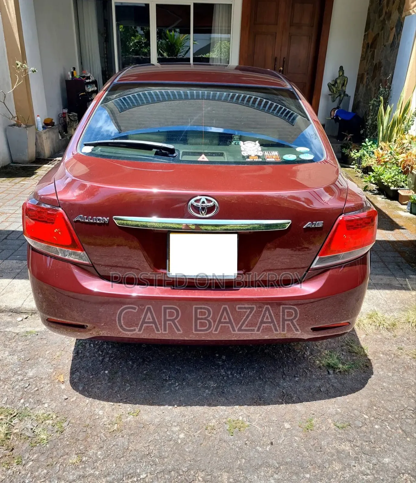 Toyota Allion 2017 Maroon
