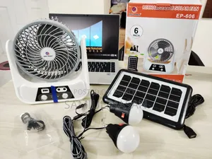 ইপি ৬০৬ সোলার রিচার্জেবল ফ্যান লাইট ইউএসবি
