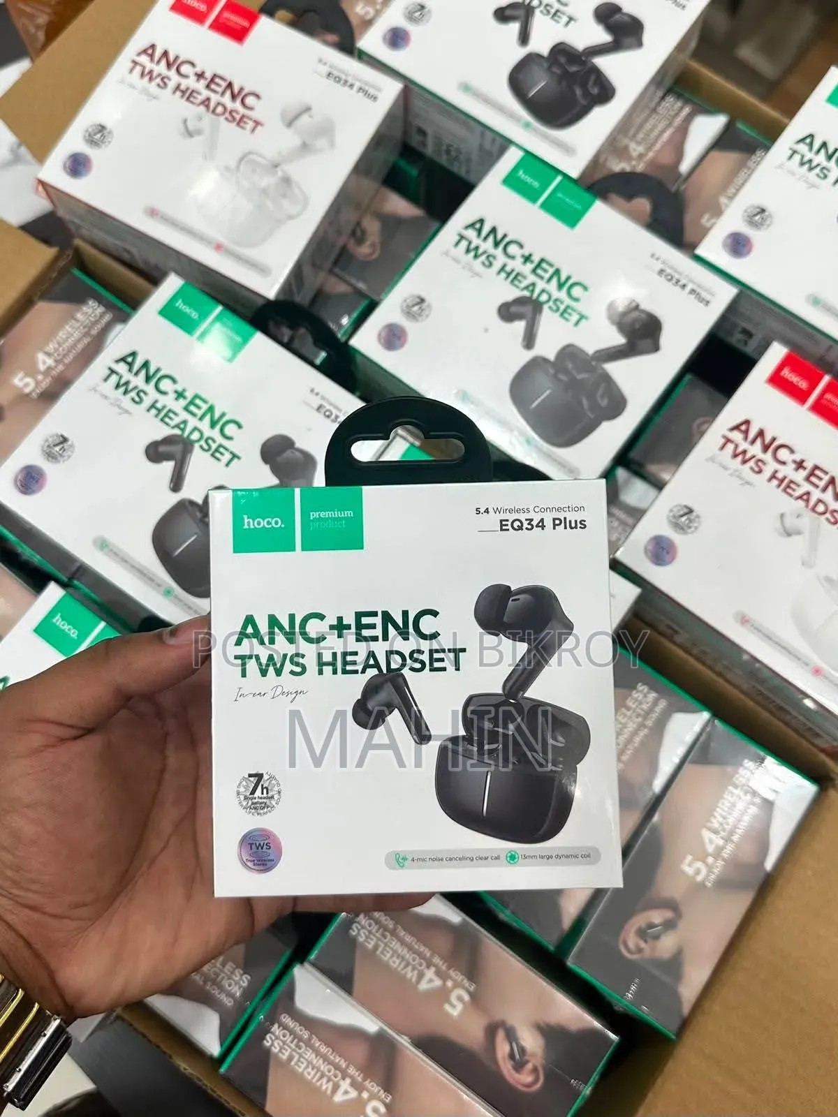 Hoco EQ34 Plus (ANC+ENC TWS Headset)