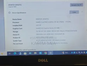 Laptop Dell Inspiron 14 4GB Intel Core i3 SSD 128GB