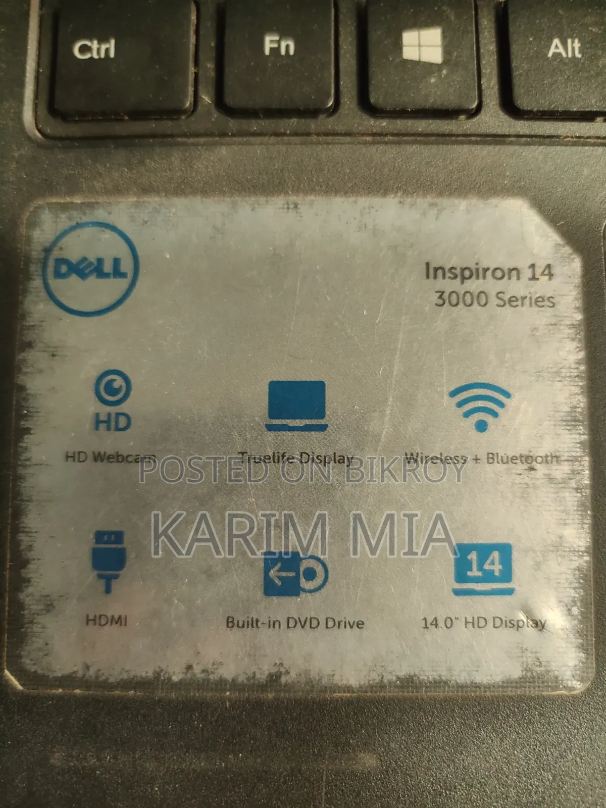 Laptop Dell Inspiron 14 4GB Intel Core i3 SSD 128GB