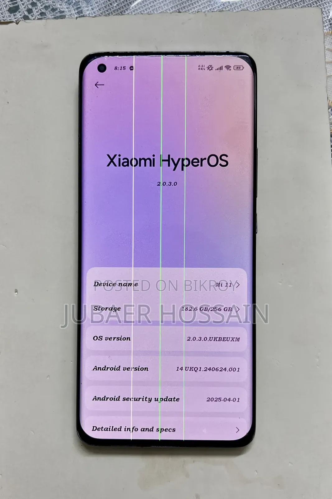 Xiaomi Mi 11 256 GB Black