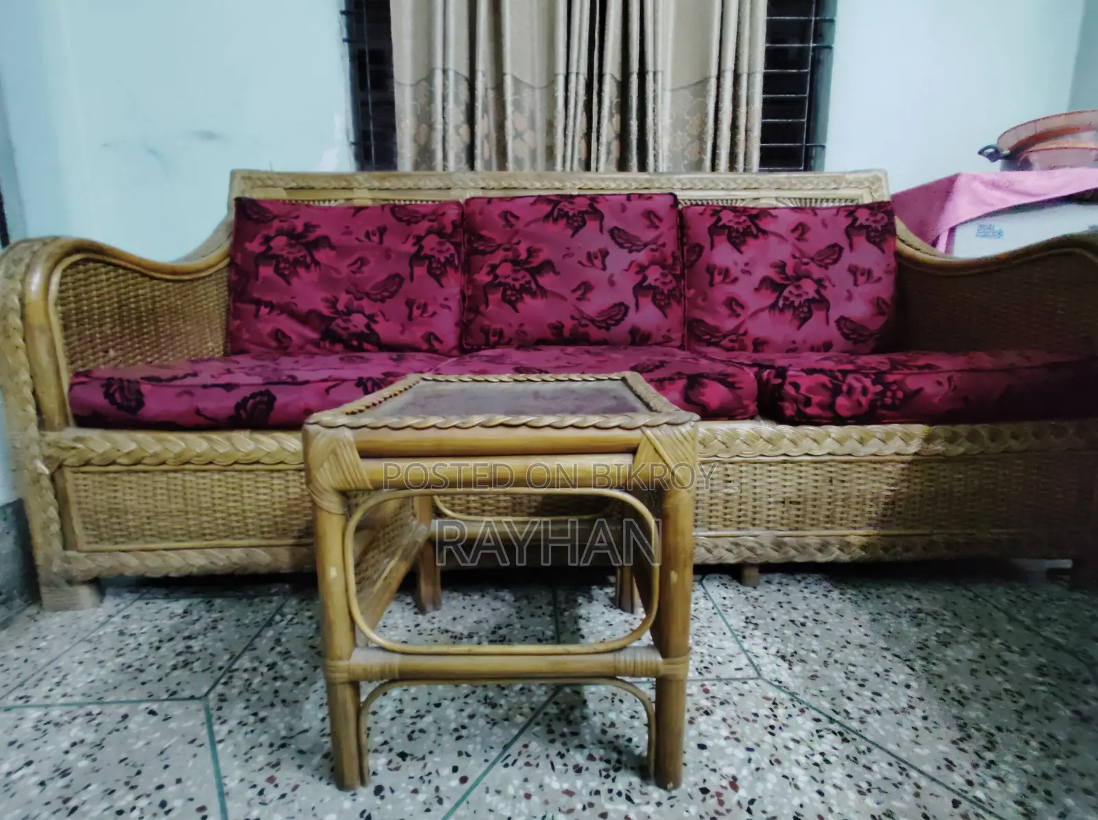 Used Cane Sofa Sets