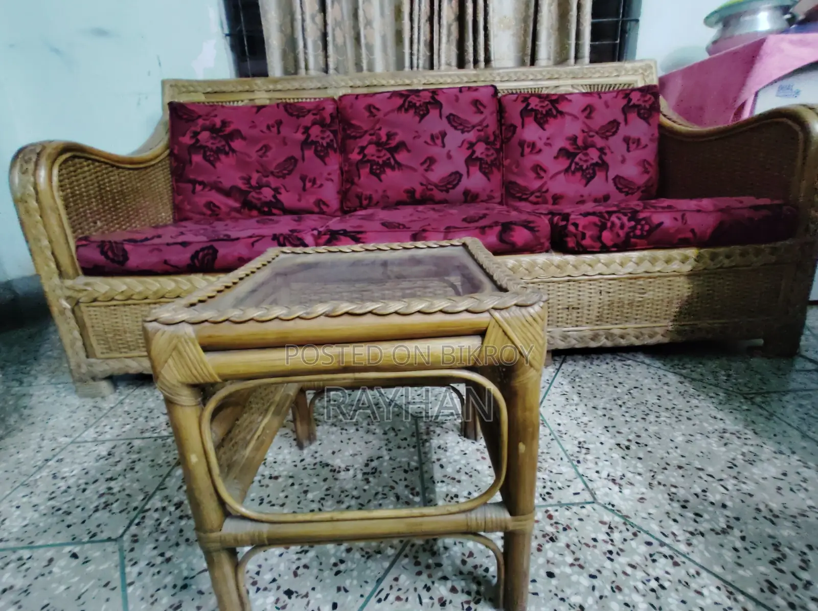 Used Cane Sofa Sets