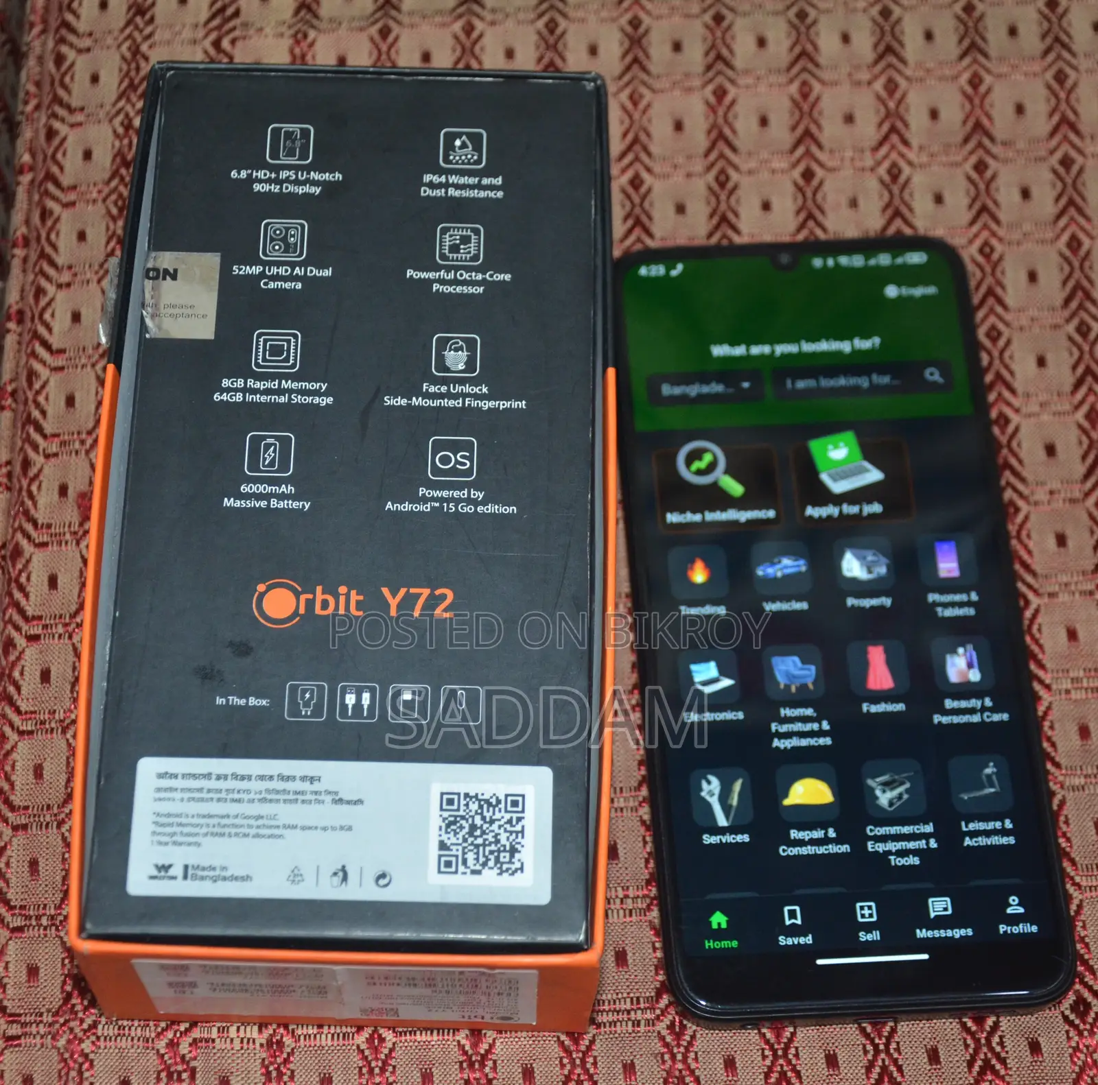 Walton ORBIT Y72 64 GB Blue